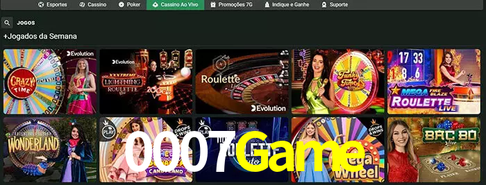 0007Game bet